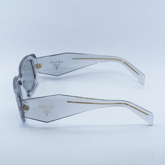 NEW PRADA PR17WS 12R30B TRANSPARENT GREY/LIGHT GREY SUNGLASSES main image 4